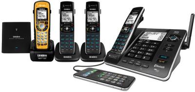 Uniden Digital Cordless Phone System with Waterproof Handset XDECT8355+3WP