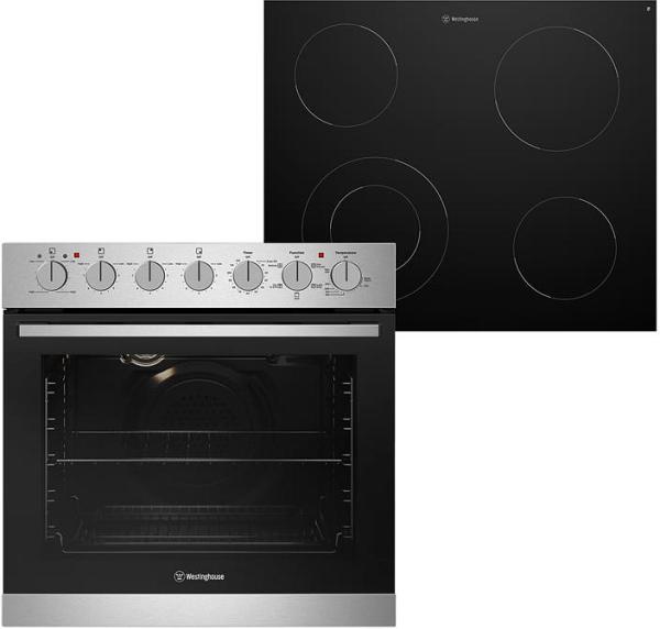 Westinghouse 60cm Combination Oven/Cooktop WVE645SC