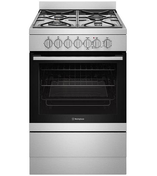 Westinghouse 60cm Dual Fuel Freestanding Cooker WFE614SC