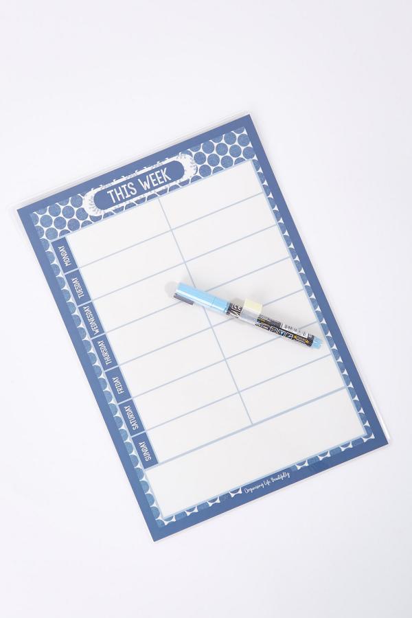 ATP Creative Reusable A4 This Week Planner And Pen Set