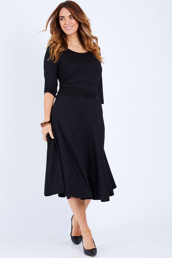 bird keepers The Ruched Waist Midi Dress
