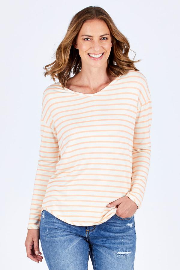 bird keepers The Stripe Jersey Top