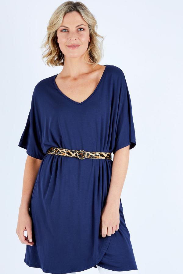 bird keepers The V-Neck Bamboo Layer Tunic
