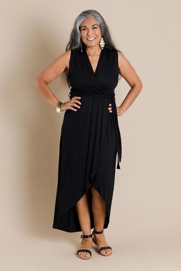 boho bird Bamboo Freedom Faux Wrap Dress