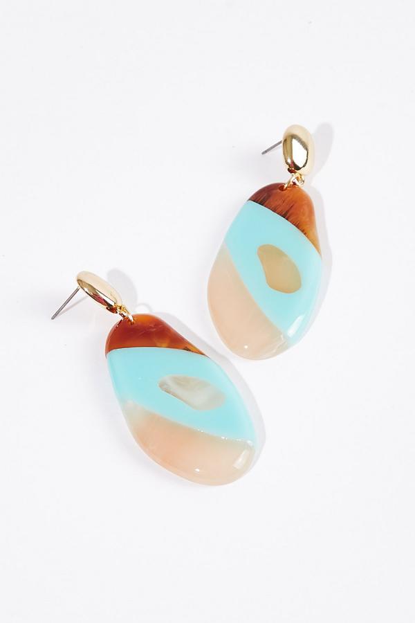 GxG Collective Inas Resin Statement Earrings