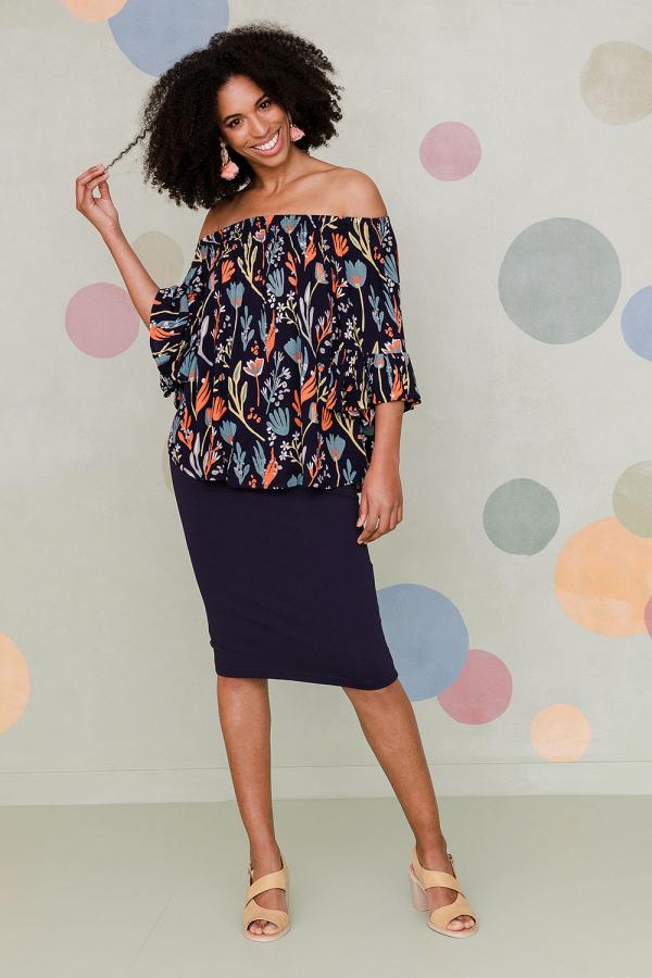 handpicked by birds Off The Shoulder Floral Top