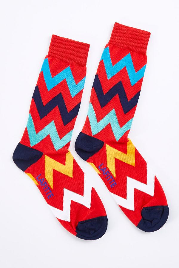 LaFitte Australian Made Zigzag Socks