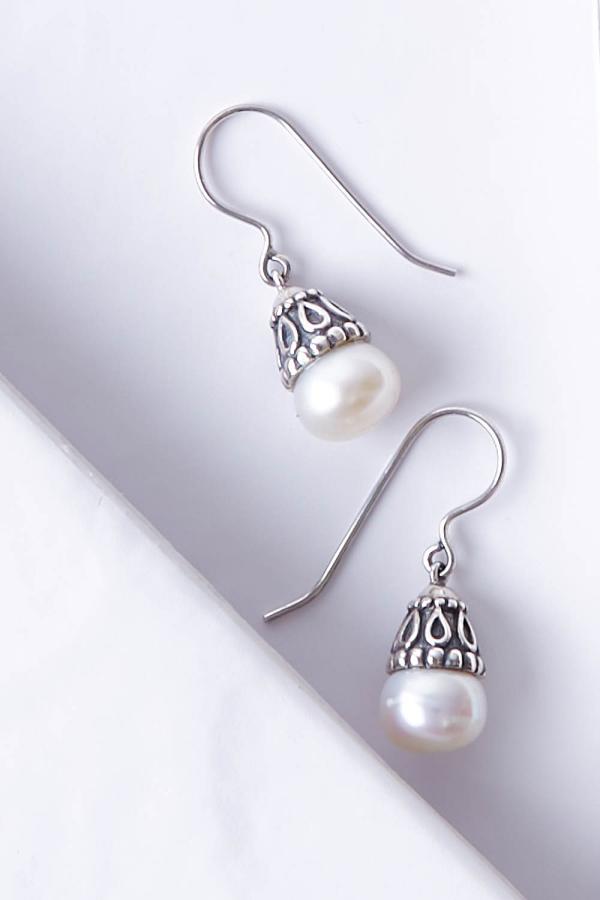 Lush Designs Boho Pearl Small Earrings