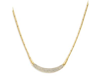 Bloomingdale's Diamond Curved Bar Necklace in 14K Yellow Gold, 2.60 ct. t.w. - 100% Exclusive