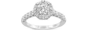 Bloomingdale's Diamond Engagement Ring in 14K White Gold, 1.5 ct. t.w. - 100% Exclusive