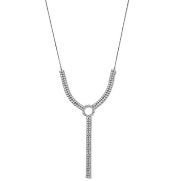 Bloomingdale's Diamond Fancy Lariat Necklace in 14K White Gold, 3.40 ct. t.w. - 100% Exclusive