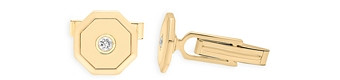 Bloomingdale's Men's Diamond Cufflinks in 14K Yellow Gold, 0.20 ct. t.w. - 100% Exclusive