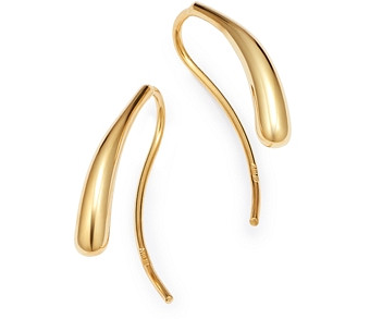 Bloomingdale's Teardrop Threader Earrings in 14K Yellow Gold - 100% Exclusive