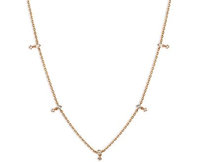 Adina Reyter 14K Yellow Gold Diamond Drop Station Collar Necklace, 15-16