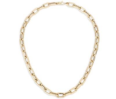 Adina Reyter 14K Yellow Gold Oval Link Collar Necklace, 16