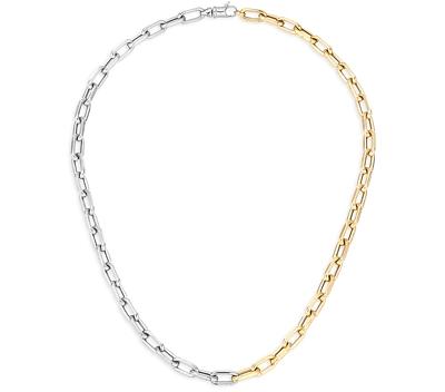 Adina Reyter 14K Yellow Gold & Sterling Silver Chain Link Collar Necklace, 16