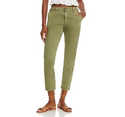 Ag Caden Tailored Trousers in Sulfur Succulent Garden