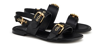 Agl Women's Summer Nero Buckled Strappy Slingback Sandals