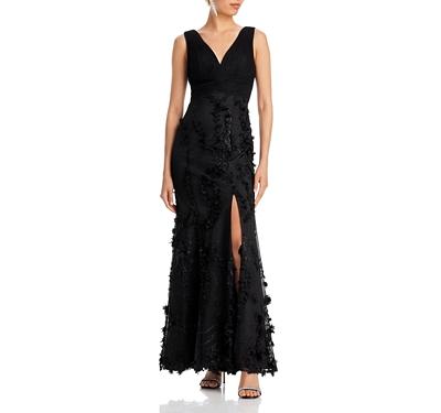 Aidan Mattox Floral Applique Mermaid Gown - 100% Exclusive