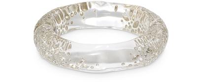 Alexis Bittar Confetti Crystal Lucite Hinge Bracelet