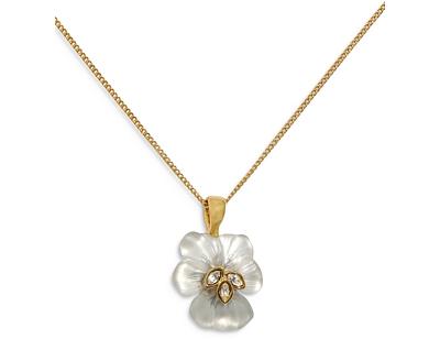 Alexis Bittar Pansy Pendant Necklace, 16-18