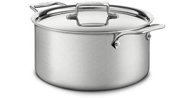 All-Clad D5 Stainless Brushed 8-Quart Stock Pot with Lid
