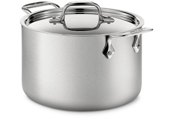 All-Clad d5 Stainless Brushed Steel 4-Quart Soup Pot with Lid