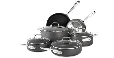 All-Clad Hard Anodized Nonstick 10-Piece Cookware Set