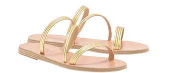 Ancient Greek Sandals Women's Ermodiki Strappy Slip On Slide Sandals