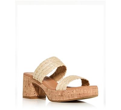 Andre Assous Women's Cairo Block Heel Platform Slide Sandals