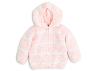 Angel Dear Girls' Striped Hooded Jacket - Baby
