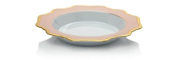 Anna Weatherley Anna's Palette Dusty Rose Soup/Pasta Bowl