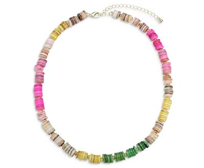 Aqua Multicolor Beaded Necklace, 18-21 - 100% Exclusive