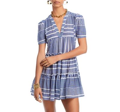 Aqua Puff Sleeve Mini Dress - 100% Exclusive