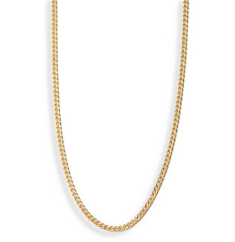 Argento Vivo Curb Chain Necklace in 18K Gold Plated Sterling Silver, 15