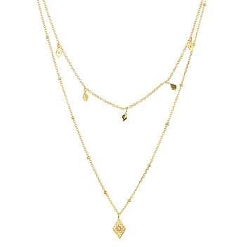 Argento Vivo Layered Pendant Necklace in 14K Gold-Plated Sterling Silver, 14-16