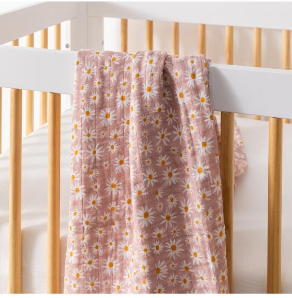 Babyletto Swaddle in Gots Certified Organic Muslin Cotton