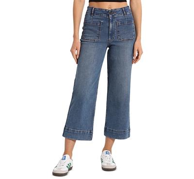 Bagatelle High Rise Cropped Straight Jeans in Soho Wash