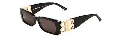 Balenciaga Dynasty Rectangular Sunglasses, 51mm