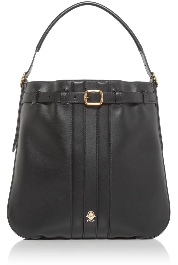 Bally Beckett Beltcros Leather Shoulder Bag