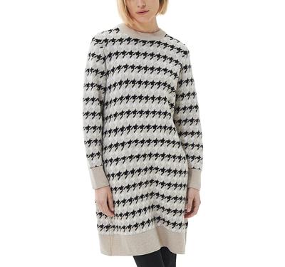Barbour Marie Houndstooth Knit Dress