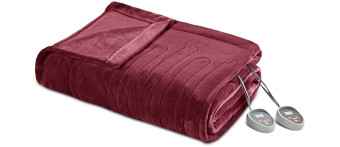Beautyrest Plush Heated Blanket, Twin