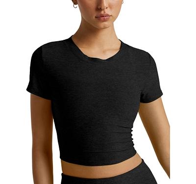 Beyond Yoga Featherweight Perspective Cropped Tee