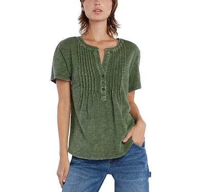 Billy T Pleated Knit Top
