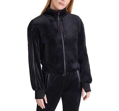 Blanc Noir Sporty Velour Jacket