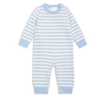 Bloomie's Baby Boys' Stripe Cashmere Coverall, Baby - 100% Exclusive