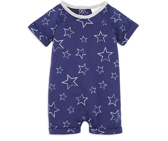 Bloomie's Boys' Star Print Short Coverall, Baby - 100% Exclusive