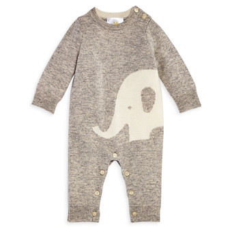 Bloomie's Unisex Elephant Cashmere Coverall, Baby - 100% Exclusive