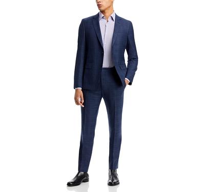 Boss H-Huge Tonal Plaid Slim Fit Suit