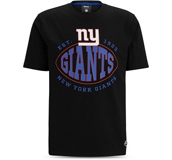 Boss Nfl New York Giants Cotton Blend Graphic Tee